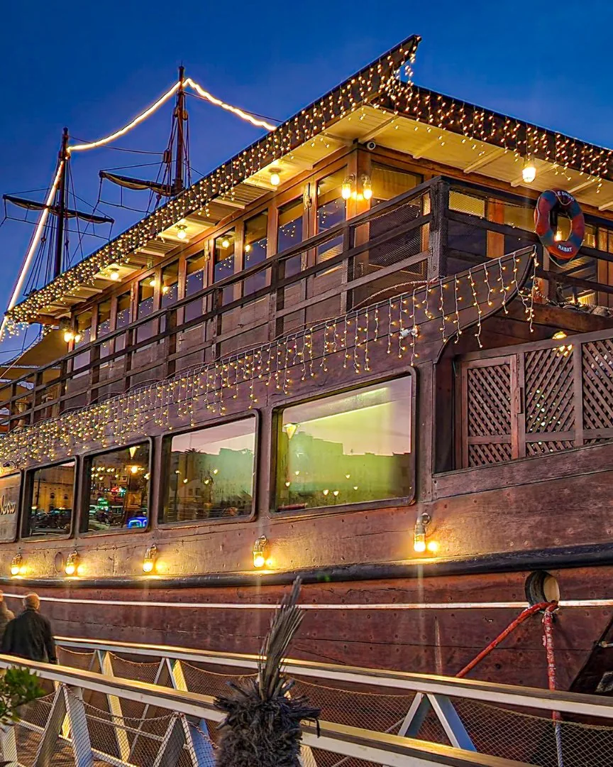 Le Dhow, the boat that became La Cale, Rabat