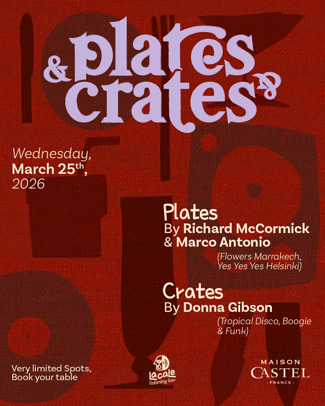 Plates & Crates at La Cale