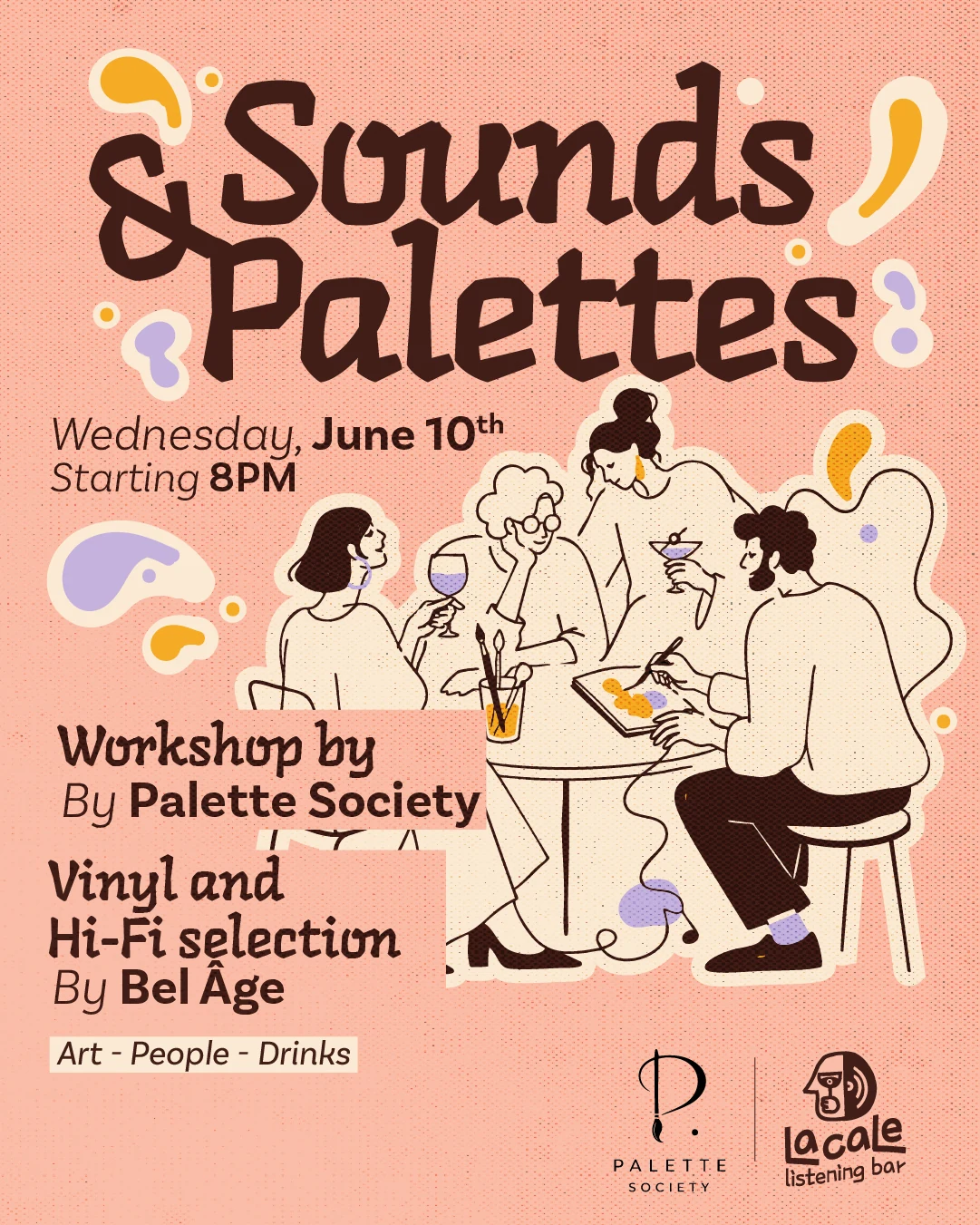 Sounds & Palettes at La Cale