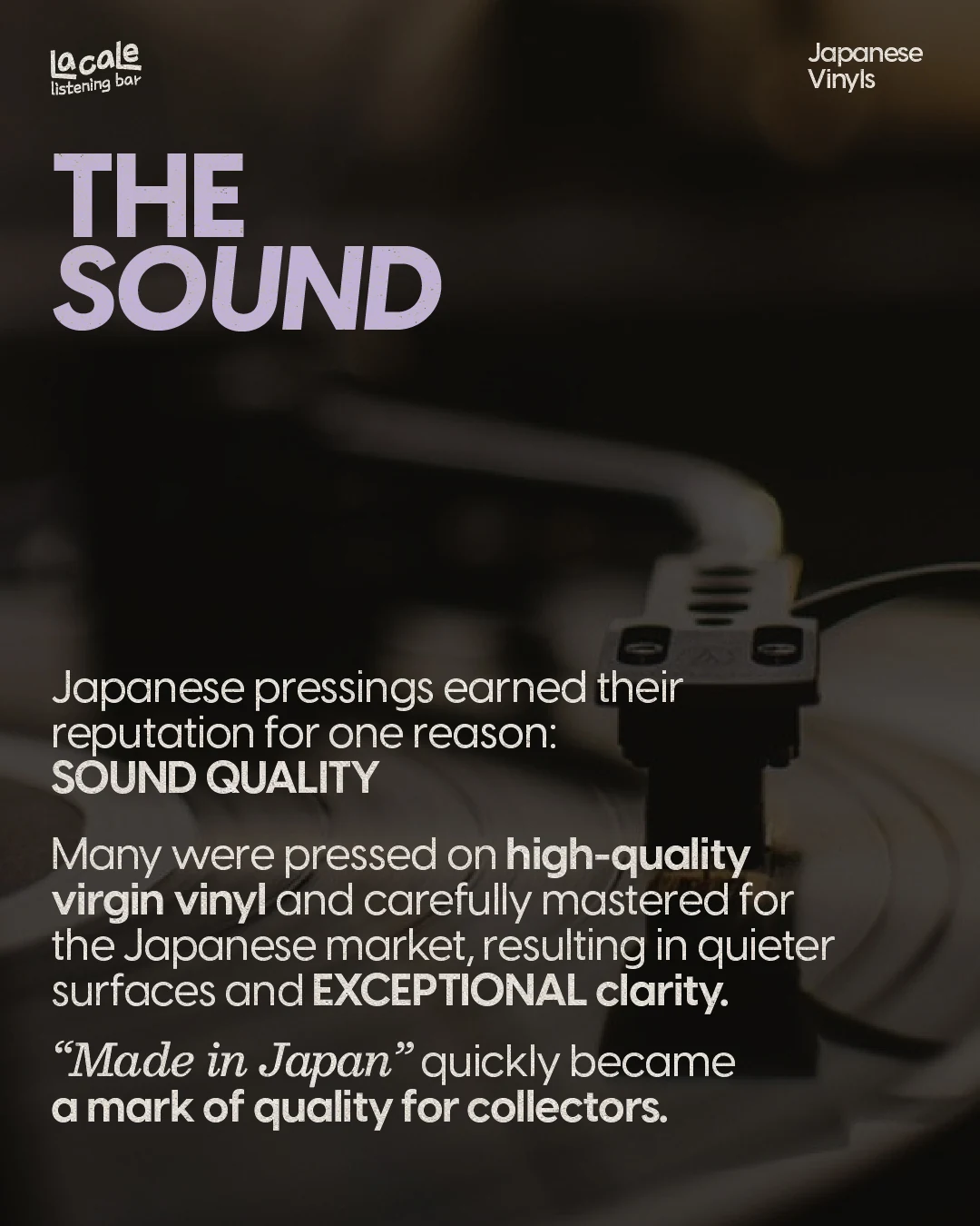 Japanese pressings and the pursuit of sound quality